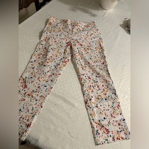 ATTYRE 12P super cute pants!  Very stretchy paint splatter print.